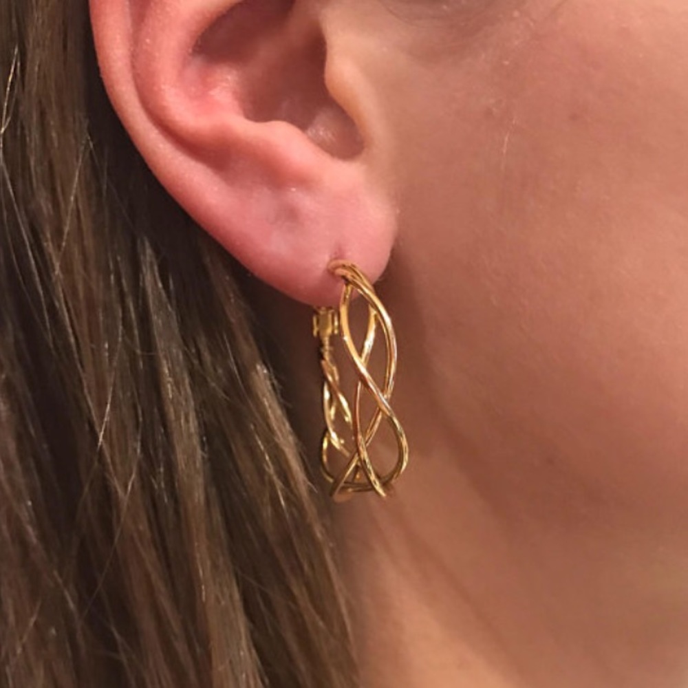 Braided Hoop Earrings